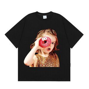 Acme De La Vie Donut Print Short Sleeve T-Shirt For Kids